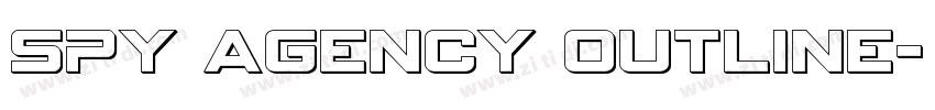 Spy Agency Outline字体转换